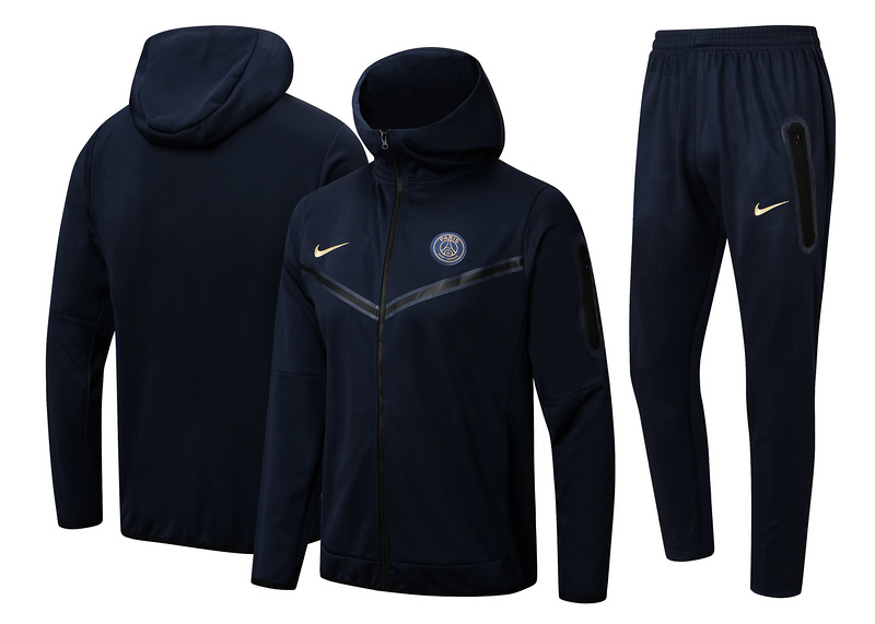 AAA Quality Paris St Germain 24/25 Hoodie Tracksuit - Navy Blue